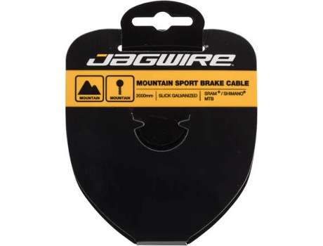 Cable de Freno JAGWIRE Mountain Brake Cable-Slick Galvanized-1.5X2000Mm-Sram/Shimano (Gris - TU)