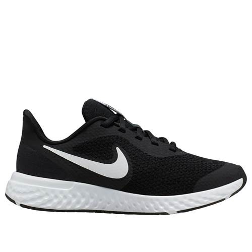 Zapatillas Deportivas NIKE Revolution 5 (Negro - Material Sintético, Tejido- 37,5)