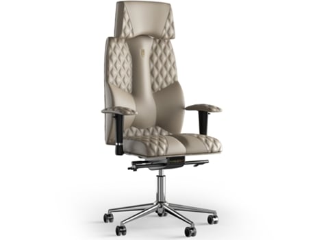 Silla de Oficina KULIK SYSTEM Business Stitching Cuero (Bege -130x50x50cm)