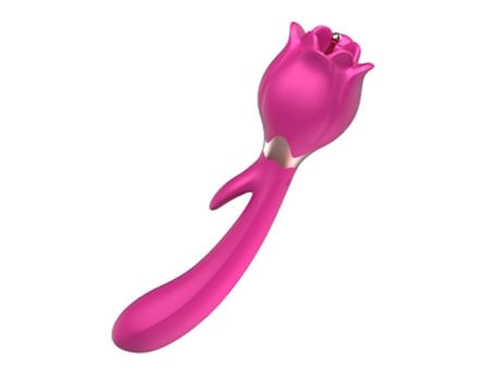 Vibrador oscilante multifrecuencia 3 en 1 para mujer (rosa roja) VEANXIN