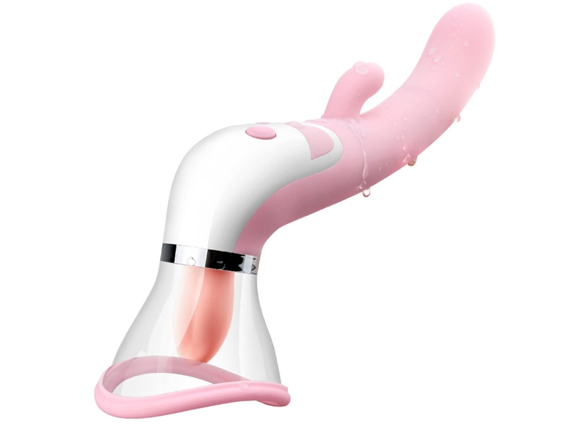 Vibrador para lamer la lengua del consolador de calefacción, estimulador de  succión del clítoris del pezón (rosa) ENZONS | Worten.es