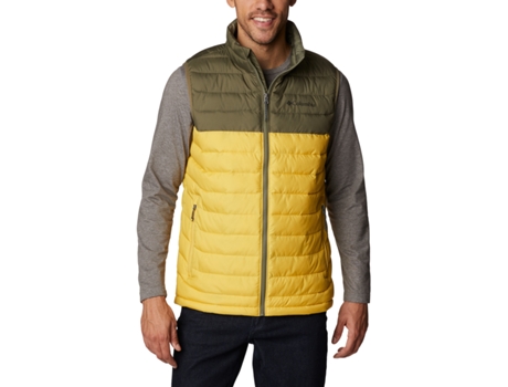 Chaleco COLUMBIA Poliéster Hombre (L - Amarillo)