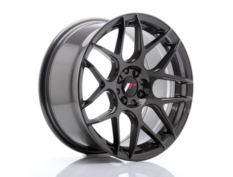 Llanta Japan Racing Jr18 17X8 Et 35 4X114,3 4X100 Cb 73,1 Gris