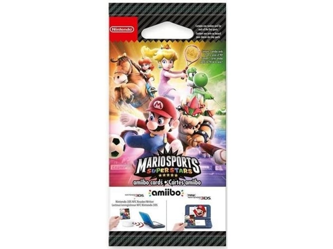 Pack 5 Tarjetas Amiibo para Juego Mario Sports Superstars