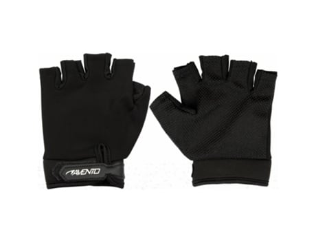 Guantes Fitness para Entrenamiento de Fuerza AVENTO Negro - S/M