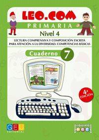 Leo. Com. Cuaderno 7 tapa blanda libro leo.com educación primaria. m.del prado castillo