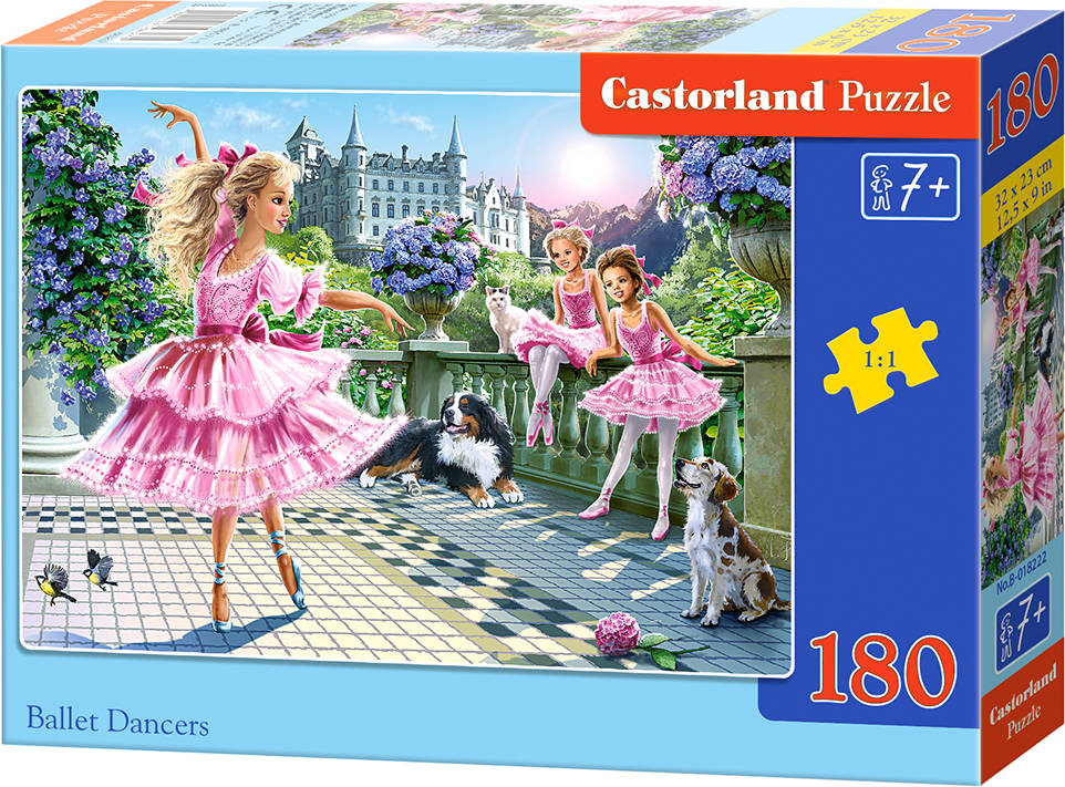 Puzzle Castorland Ballet dancers 180 piezas pcs rompecabezas niños 7 años