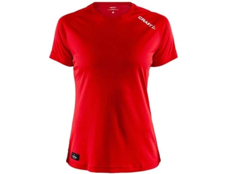 Camiseta de Mujer para Fitness CRAFT Community Function Rojo (L)