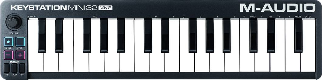 Teclado Maestro M-AUDIO Keystation Mini 32 MK3 (32 Teclas)