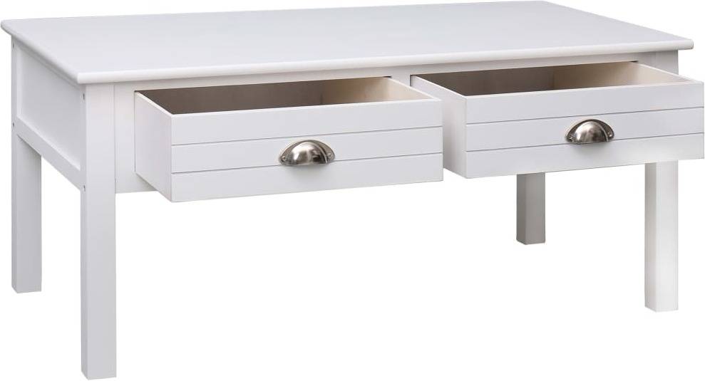 Mesa de Centro ART PLANET Madera Blanco (100x50x45cm)