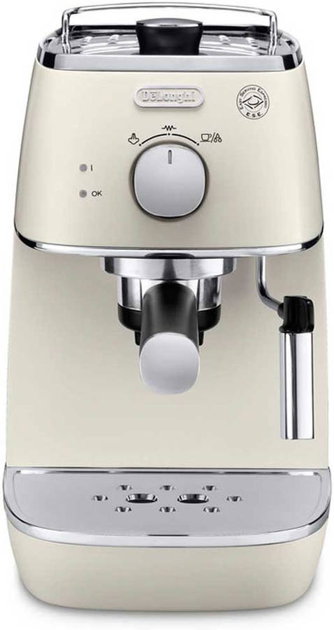 Cafetera DELONGHI ECI 341.W (15 bar - Café molido y en monodosis)