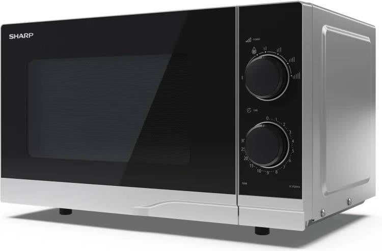 Microondas SHARP YC-PS201AE-S (20 L - Sem Grill - Gris)