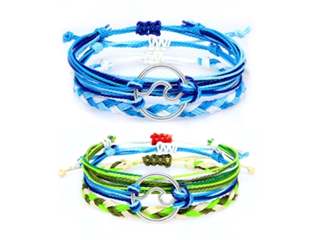 Juegos De Pulseras Ajustables, Regalo De Playa De Verano Para Mujeres, Hombres, Adolescentes, Niñas, Día De San Valentín, Estilo 3 ZMDECQNA