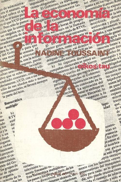 Libro La Economía De La Información de Nadine Toussaint (Español)