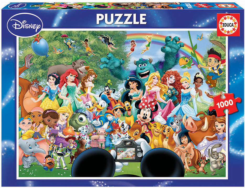 Puzzle EDUCA 1000 El Maravilloso Mundo de Disney (Edad Mínima: 12 Años - 1000 Piezas)