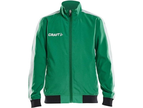 Abrigo para Hombre CRAFT Pro Control Verde para Fútbol (134 - 140 cm)