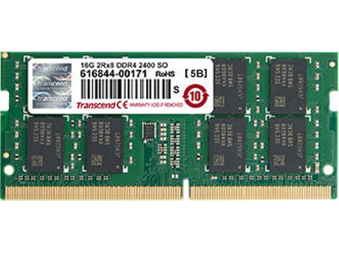 Memoria RAM DDR4 TRANSCEND TS512MSH64V4H (1 x 4 GB - 2400 MHz - CL 17)