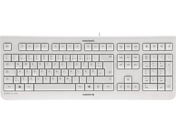 Teclado CHERRY KC 1000 (Con Cable - Layout US - Teclado Numérico)