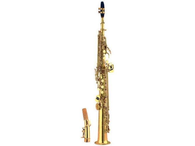 Saxofón Soprano Oqan Oss-610 (Afinación: Bb - Dorado)