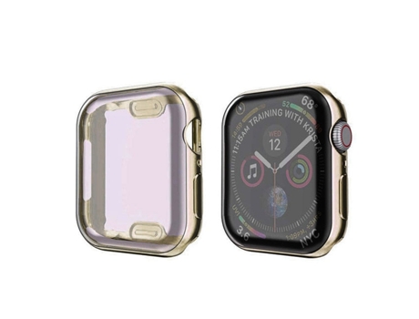 Carcasa de Reloj SLOWMOOSE para Apple (Dorado - 38 Mm Série 321)