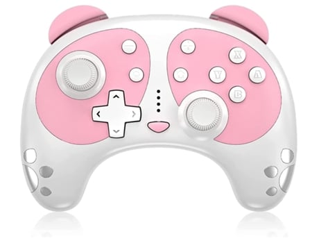 Controlador Inalámbrico Panda para Switch Lite/PC/Switch OLED, Rosa