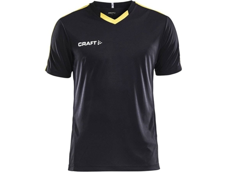 Camiseta de Hombre para Fútbol CRAFT Progress Contrast Negro (M)