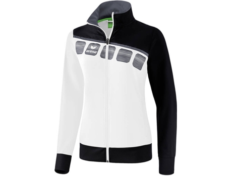 Chaqueta de Presentación Mujer ERIMA 5-C (Blanco y Negro - 40)