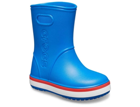 Botas de Agua CROCS Crocband Rain Boot Kids Bebés (22-23 - Azul)