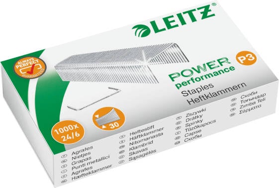 Grapas LEITZ LEITZ Power Performance P3 24/7