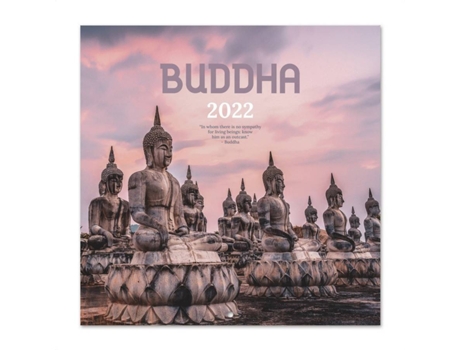 Calendario Erik Editores 2022 30x30 the buddha pared │ mensual producto con licencia