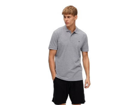 Polo para Homem SELECTED (XL - Cinzento)