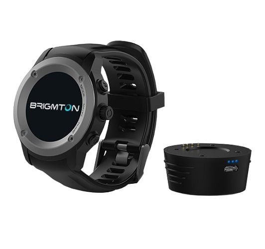 Smartwatch BRIGMTON BWATCH-100GPS negro