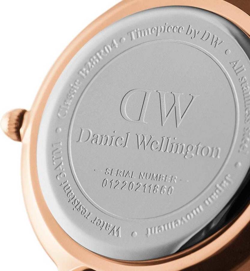 Reloj Daniel Wellington mujer acero inoxidable rosa dw00100217 para de cuarzo con correa en