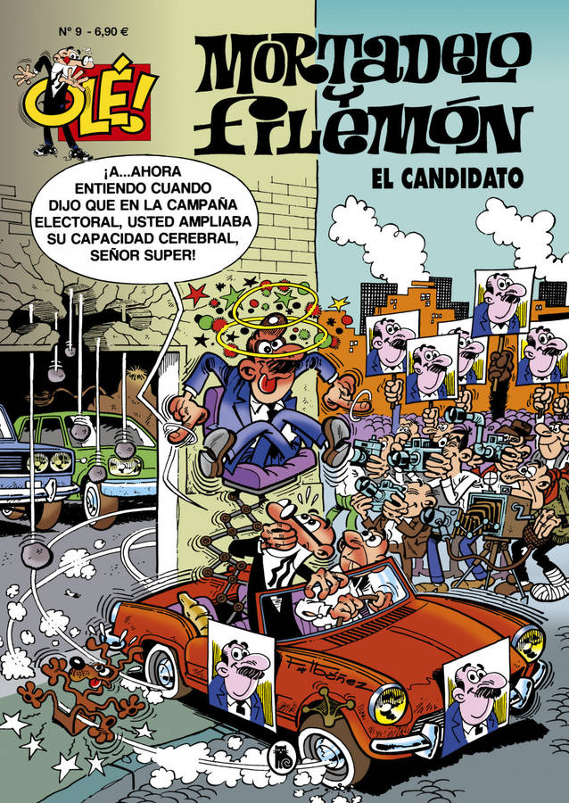 El Candidato Mortadelo 9 tapa blanda libro de autores