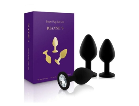 Rs Â– Soiree Â– Plug Anal (Conjunto 3 X Preto) Rianne S 71926