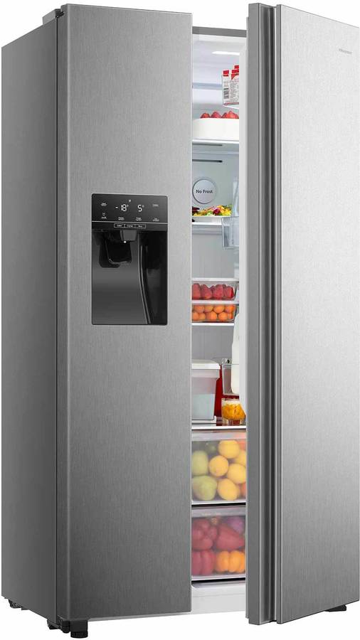 Frigorífico Americano HISENSE RS650N4AC1 (No Frost - 179.1cm - 499 L - Inox)