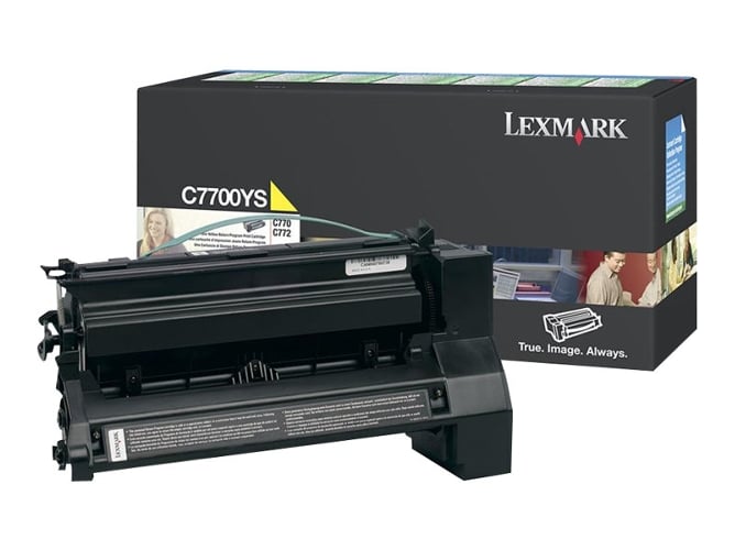 Tóner LEXMARK C770/C772 Amarillo