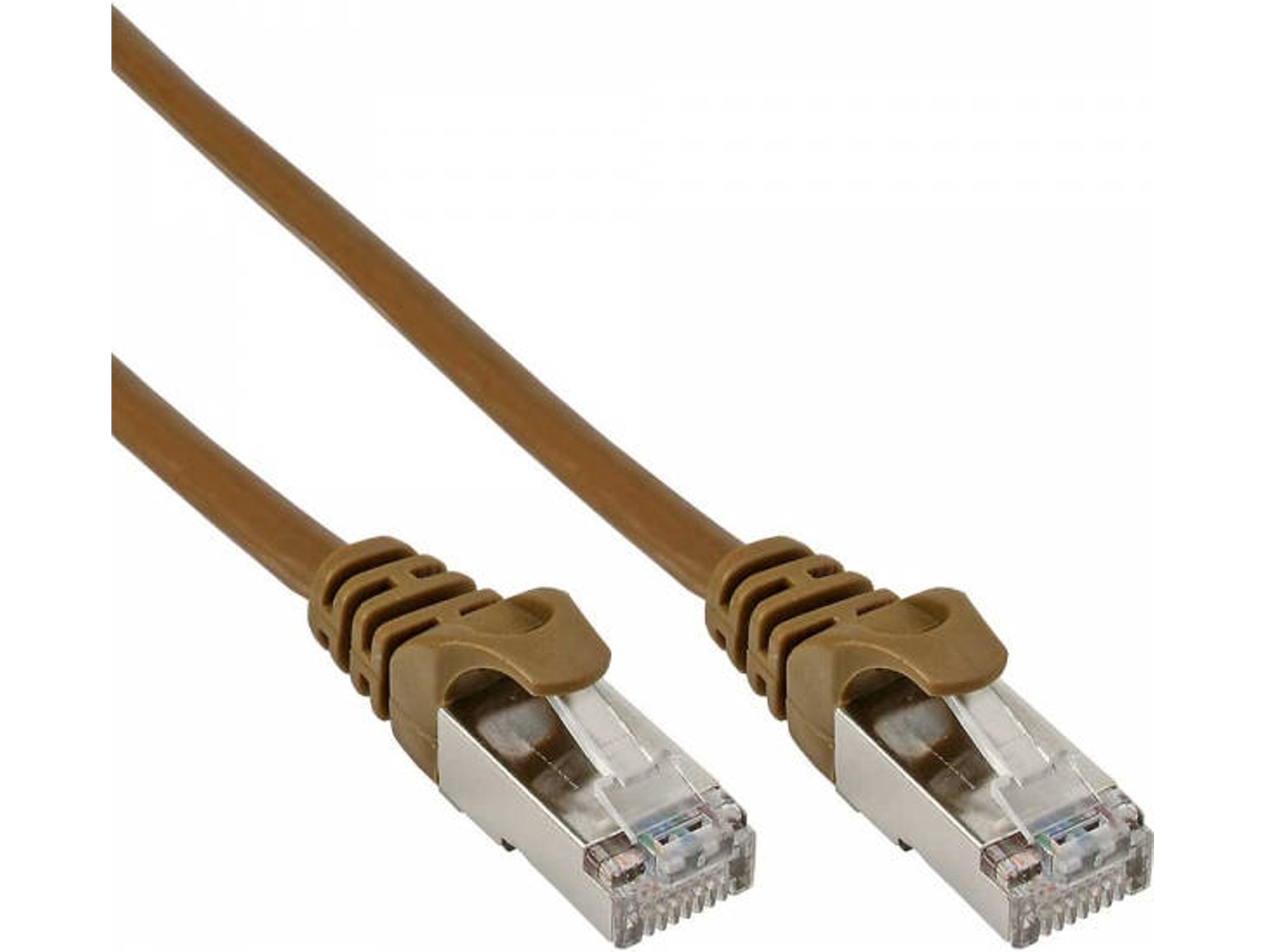 Cable de Red INLINE (RJ45 - 1.5 m - Marrón)