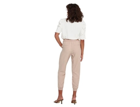 Pantalones para Mujer ONLY Kelda emery mid waist pull-up Beige (40)