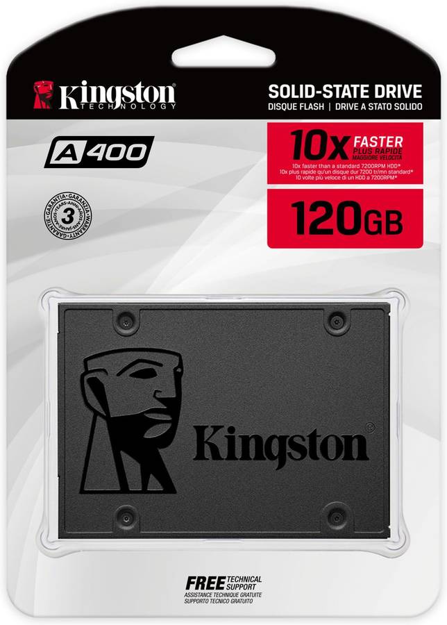 Disco SSD Interno KINGSTON A400 (2 TB - SATA - 500 MB/s)