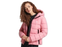 Abrigo SUPERDRY Poliéster Mujer (44 - Rosa)