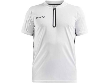 Polo de Hombre CRAFT Control Impact Tenis Blanco (S)