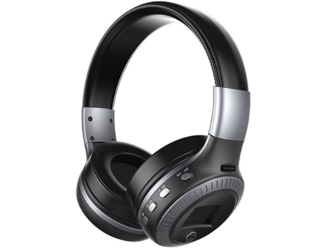 Auriculares Bluetooth ZEALOT B19 (Over Ear - Micrófono - Noise Cancelling - Gris)