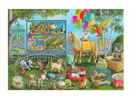 Puzzle RAVENSBURGER Pet Fair Fun rompecabezas 35 pieza(s) Animales