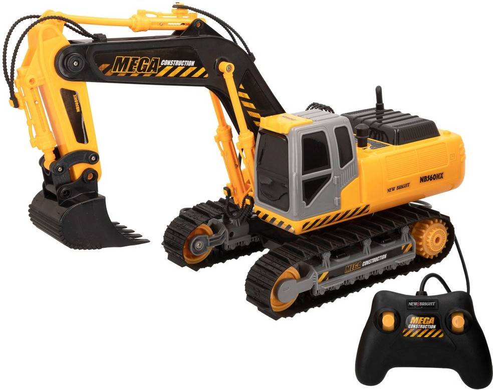 Excavador Teledirigido Mega Excavator Naranja (Edad Mínima: 3 Anos)