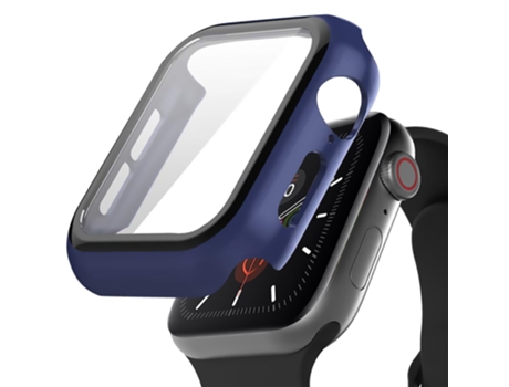 Carcasa de Reloj SLOWMOOSE A Prueba de Arañazos para iWatch (Azul - 38Mm Serie 1 2 3)