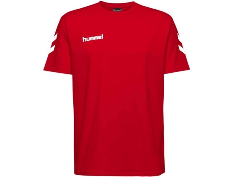 Camiseta de Hombre para Fútbol HUMMEL Go Algodón Rojo (14)