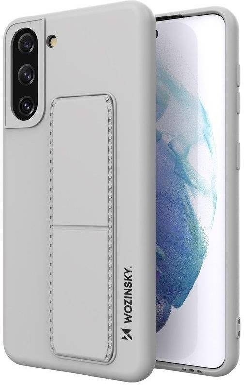 Carcasa Samsung Galaxy s21 5g lmobile silicona gris funda soporte