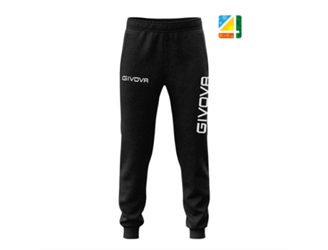 Pantalones de Chándal Unisex GIVOVA (M - Negro)