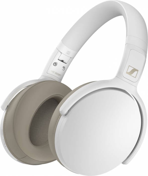 Auriculares Bluetooth SENNHEISER Hd 350 (On Ear - Micrófono - Blanco)